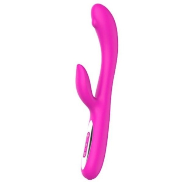 VIBRADOR LEILA rosa CURVATURA PONTO G 12 MODOS DE VIBRAÇÃO VIBE TOYS