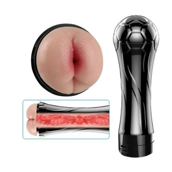 MASTURBADOR LANTERNA ANUS FLASH LIGHT VAGINA COM VIBRADOR INTERNO LANTERNA