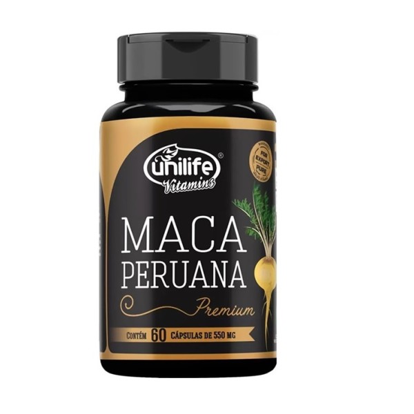 Maca Peruana 60 cápsulas Unilife 