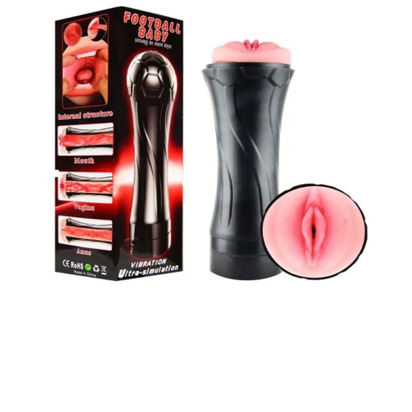 MASTURBADOR LANTERNA FLASH LIGHT VAGINA COM VIBRADOR INTERNO LANTERNA